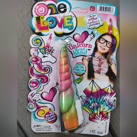 Ja-Ru One Love Sparkle Unicorn Headband - NEW - Picture 2 of 5